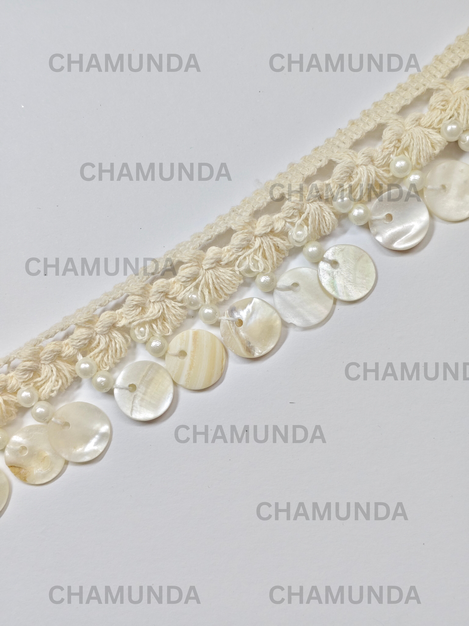 Pearl Crochet Lace trim