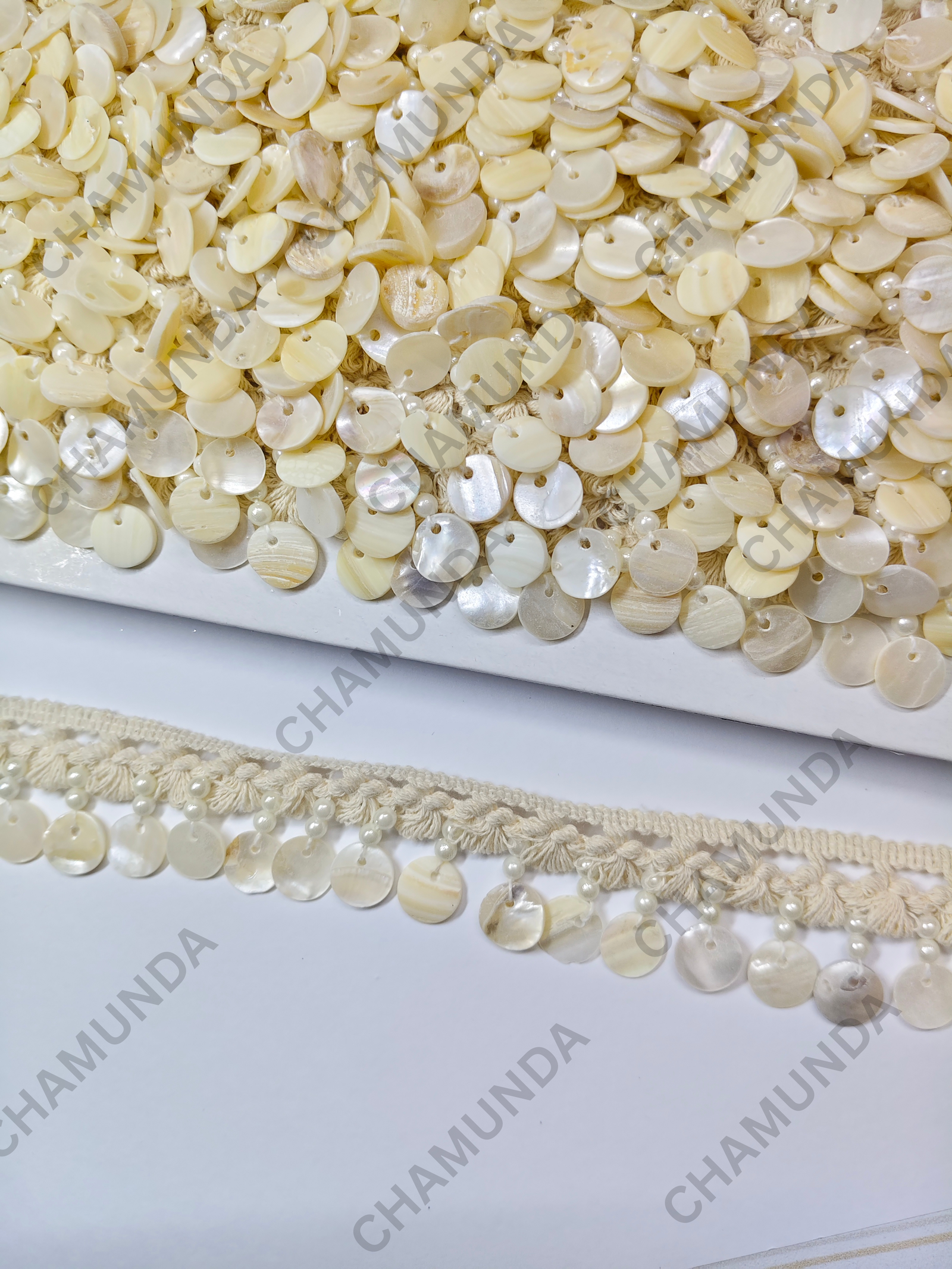 Pearl Crochet Lace trim