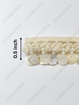 Pearl Crochet Lace trim